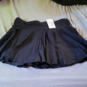 Halara 1XL Black Tennis skirt NWT